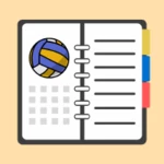 Logo of Volleyball Planner android Application 